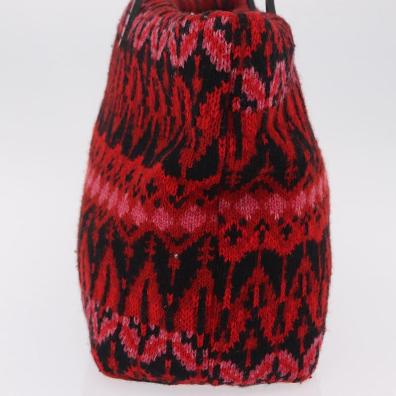 Fendi Vintage Wool Red Bag