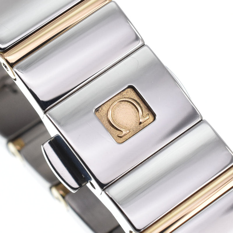 Omega Constellation Quartz Stainless Steel And Yellow Gold With Diamond Bezel Markers Mother Of Pearl Watches