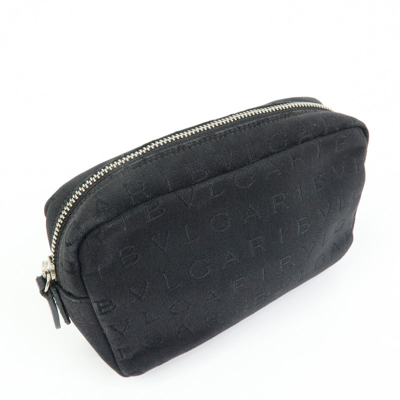 Bvlgari Pouch Canvas Black