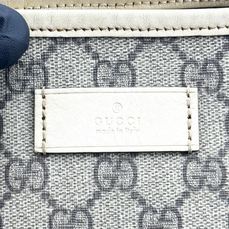 Gucci Plus Gg Coated Canvas With Leather Brown Bag