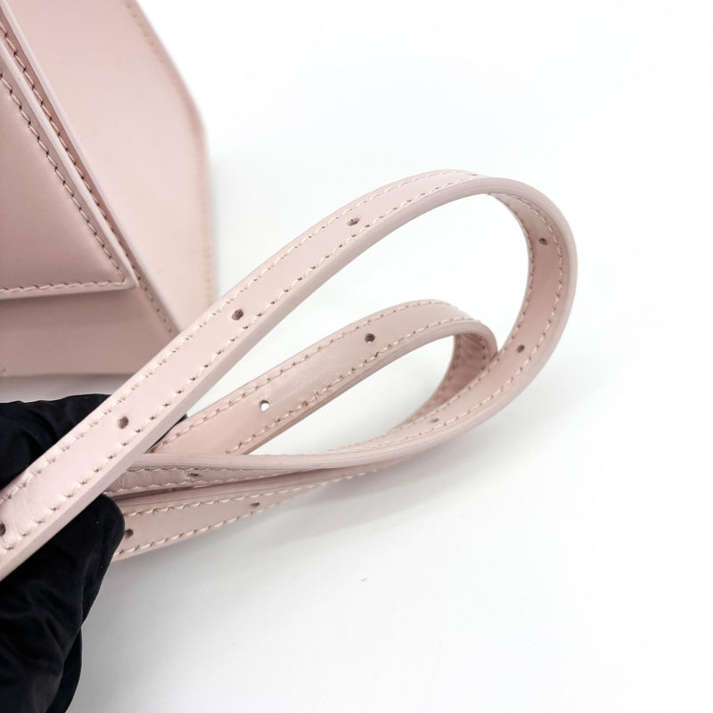 Balenciaga Hourglass Top Handle Leather Pink Bag