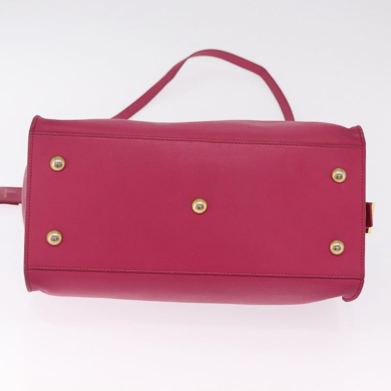 Saint Laurent Classic Y Cabas Leather Pink Bag