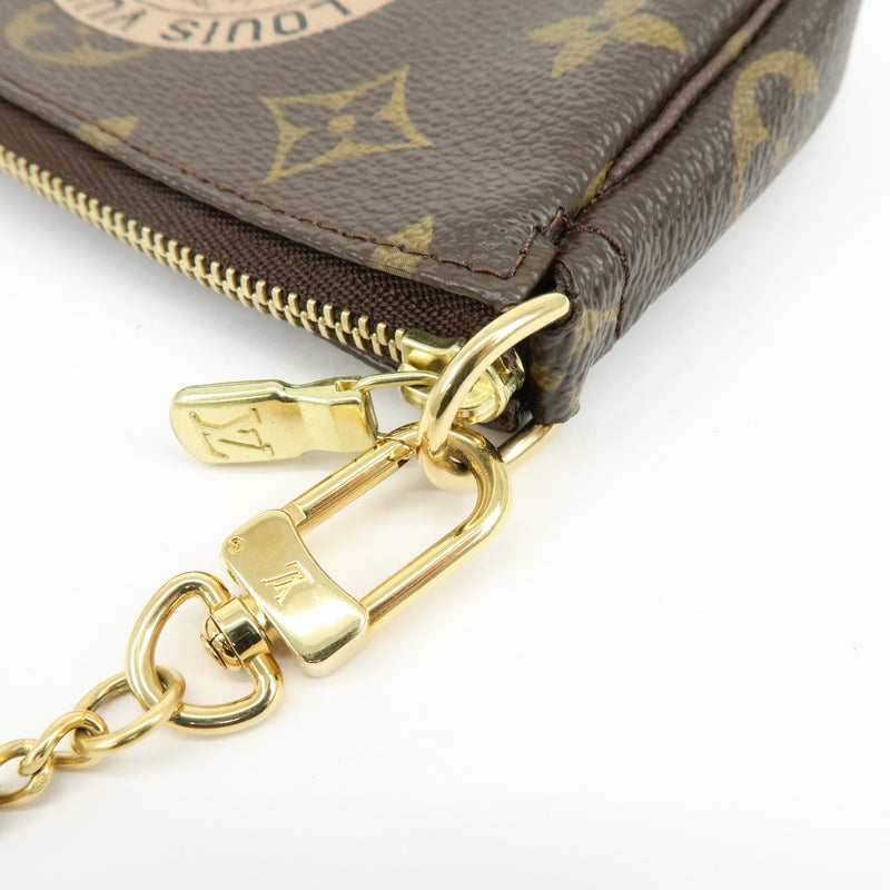 Louis Vuitton Pochette Accessoires Limited Edition Monogram Canvas Brown Bag