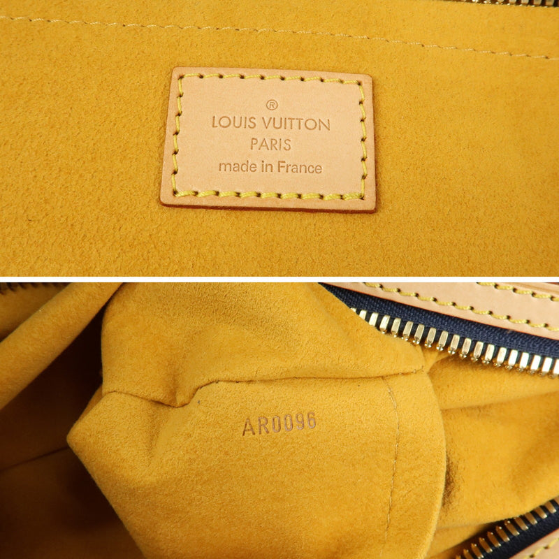 Louis Vuitton Porte Epaule Raye Striped Monogram Denim Blue Denim_jeans Bag