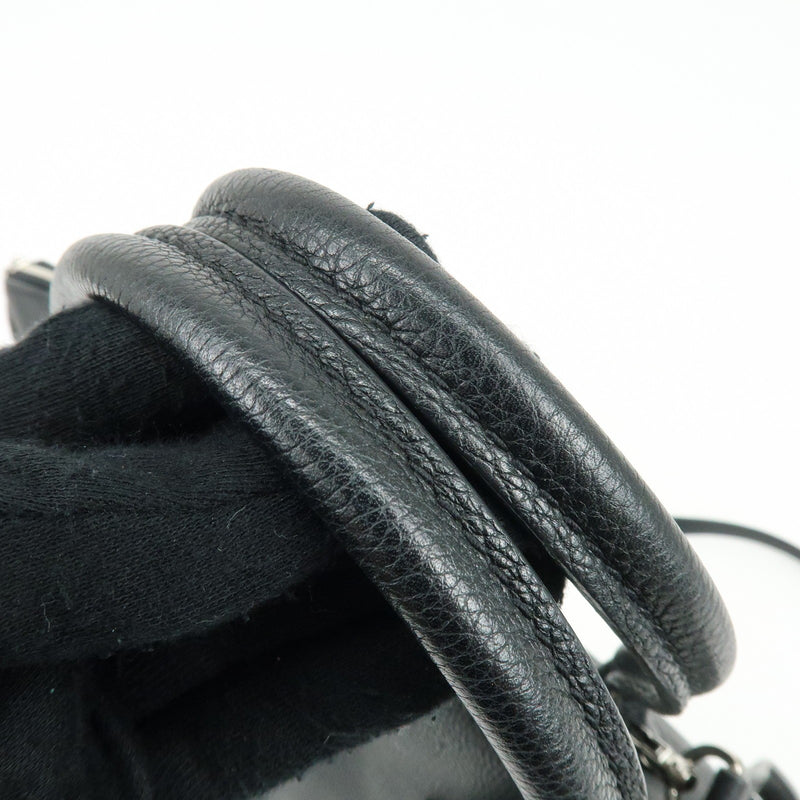 Louis Vuitton Soft Lockit Leather Black Bag