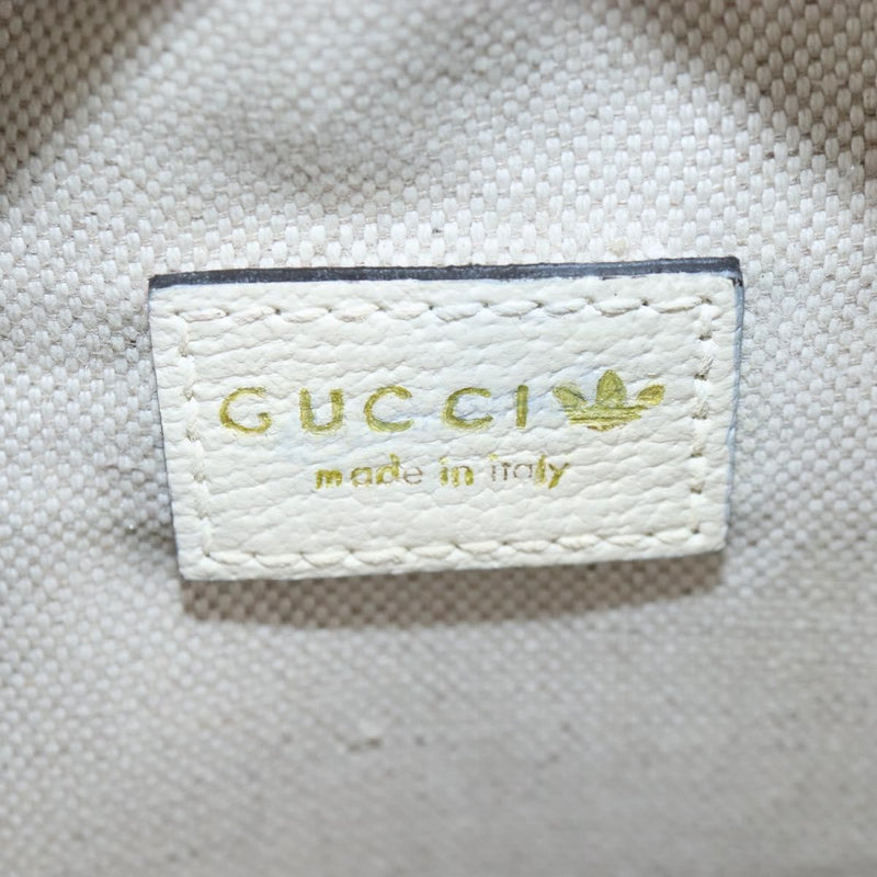 Gucci X Adidas Ophidia Round Leather White Bag