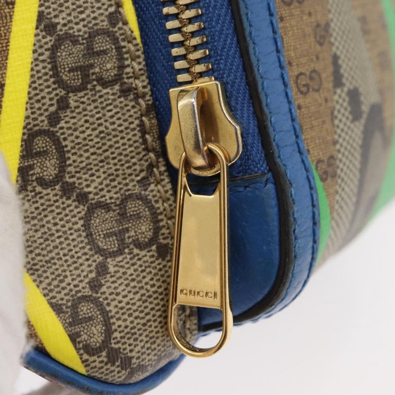 Gucci Gg Rhombus Cuir Multicolour Canvas Bag
