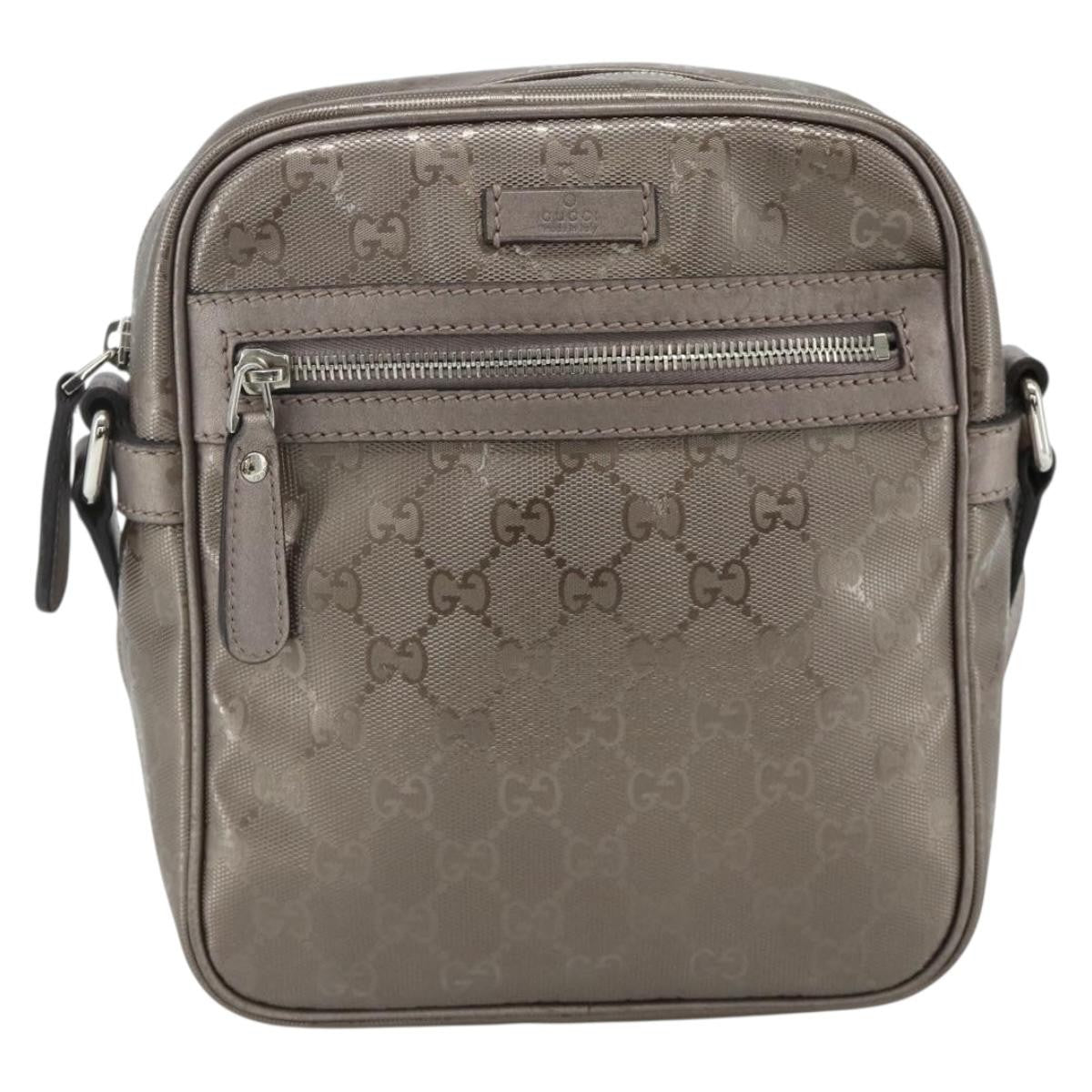 Gucci Zip Gg Imprime Pink Canvas Bag