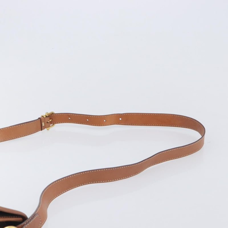 Celine Macadam Shoulder Canvas Beige Bag