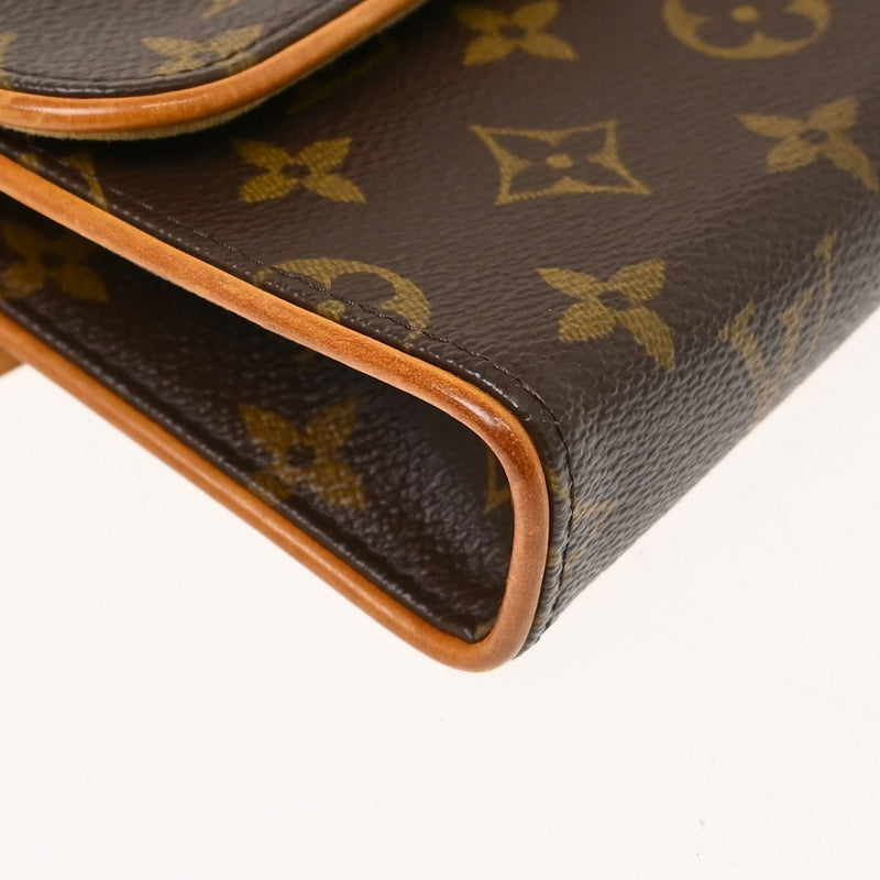 Louis Vuitton Florentine Waist Monogram Canvas Brown Bag