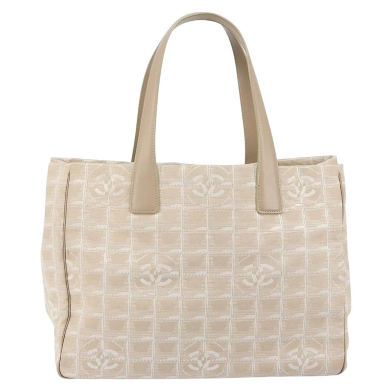 Chanel Travel Line Nylon Beige Bag