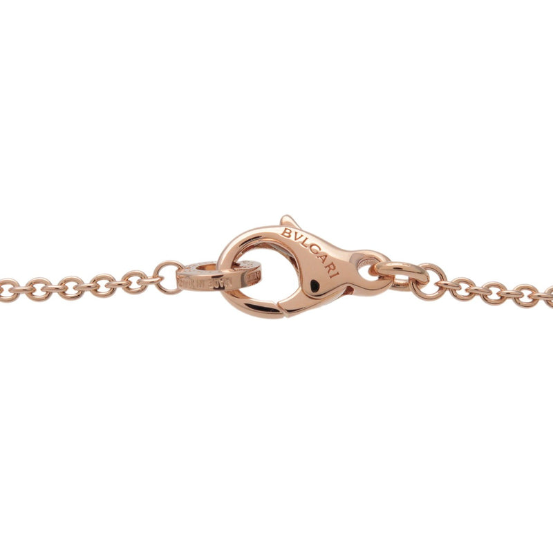 Bvlgari B.zero1 Pendant 18k Rose Gold And Ceramic With Diamonds Pink Rose_gold Bijoux