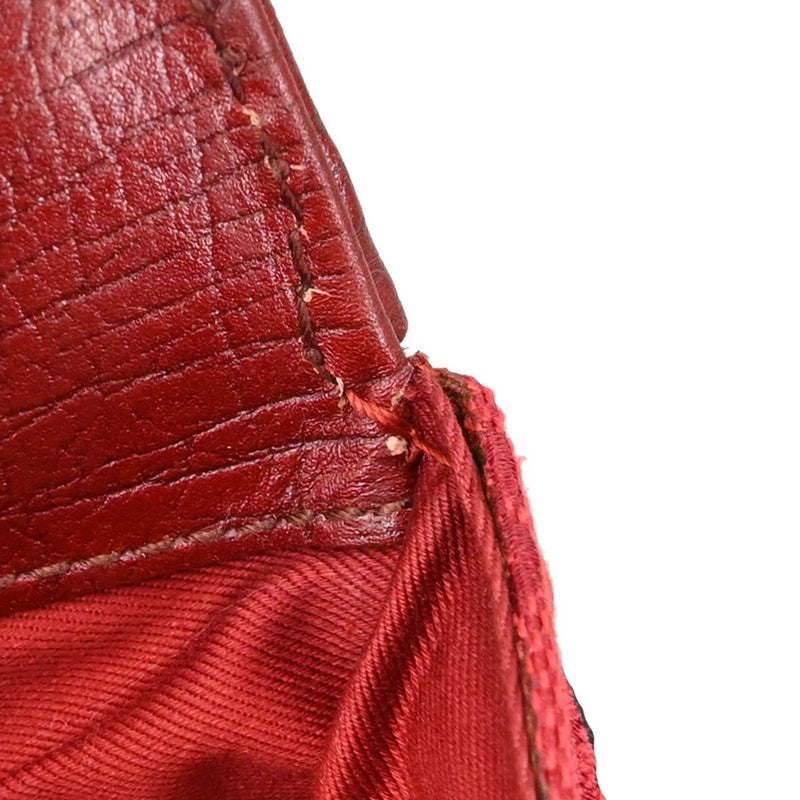 Gucci Horsebit Bracket Gg Canvas Red Bag