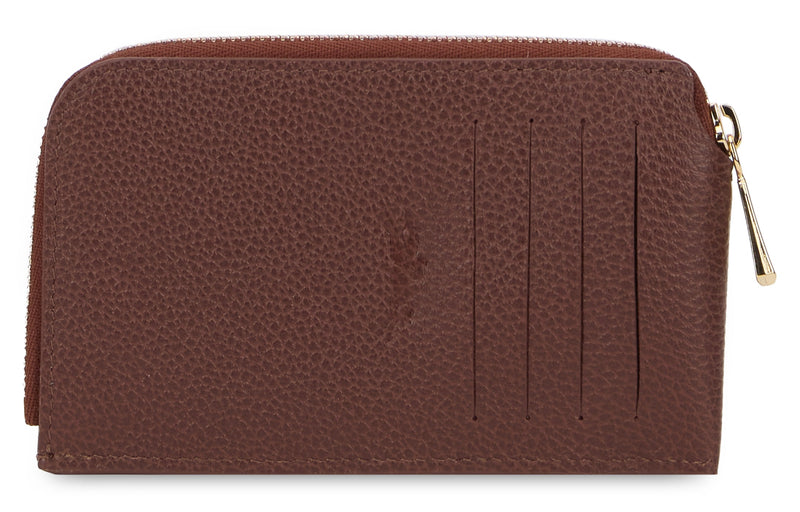 Longchamp Leather Wallet — Brown