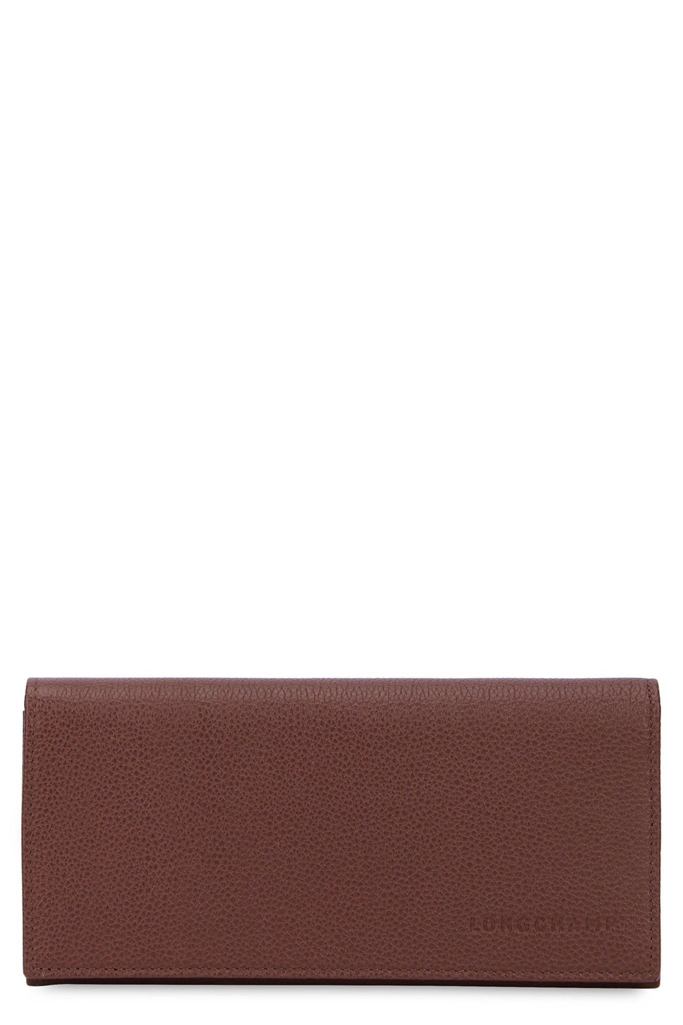 Longchamp Leather Wallet — Brown & Purses