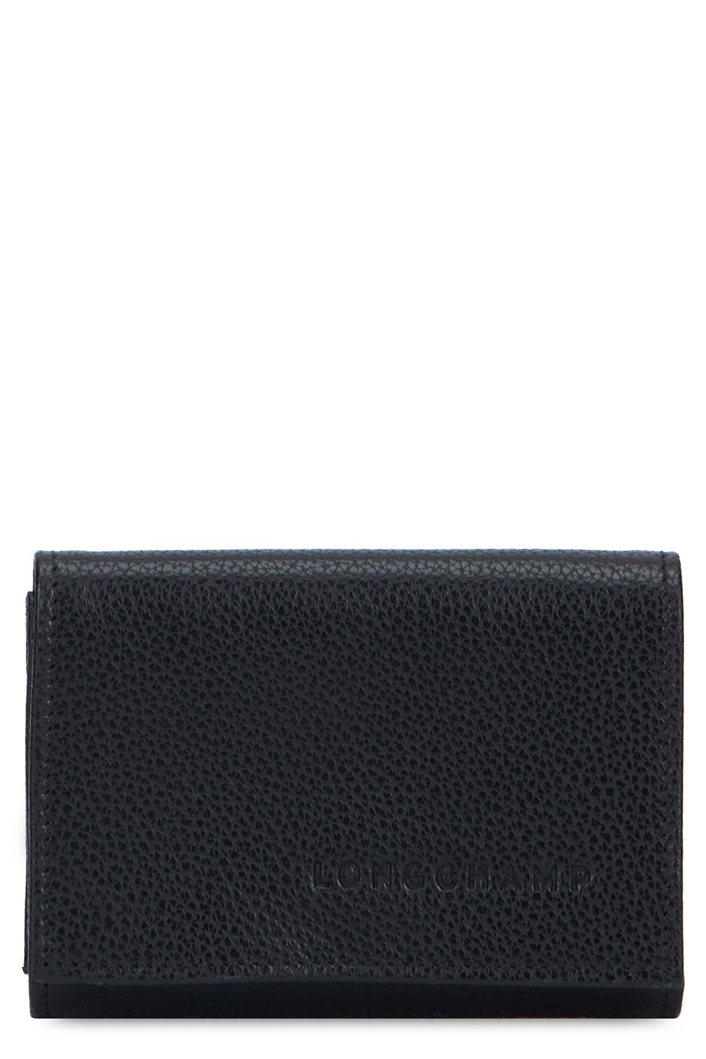 Longchamp Leather Wallet — Black
