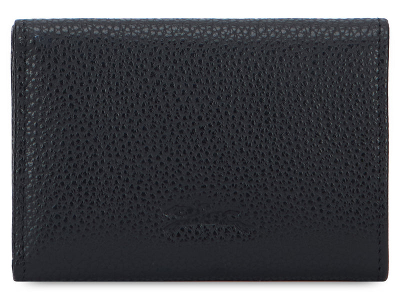 Longchamp Leather Wallet — Black