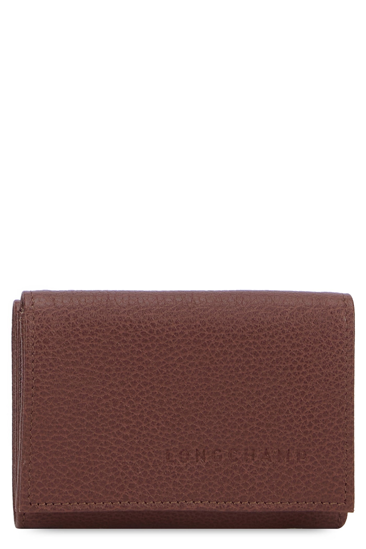 Longchamp Leather Wallet — Brown