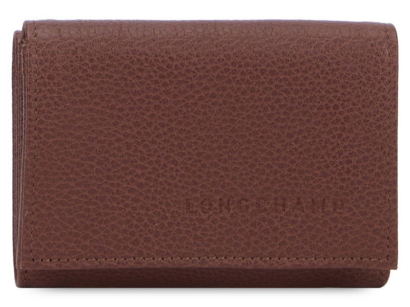 Longchamp Leather Wallet — Brown
