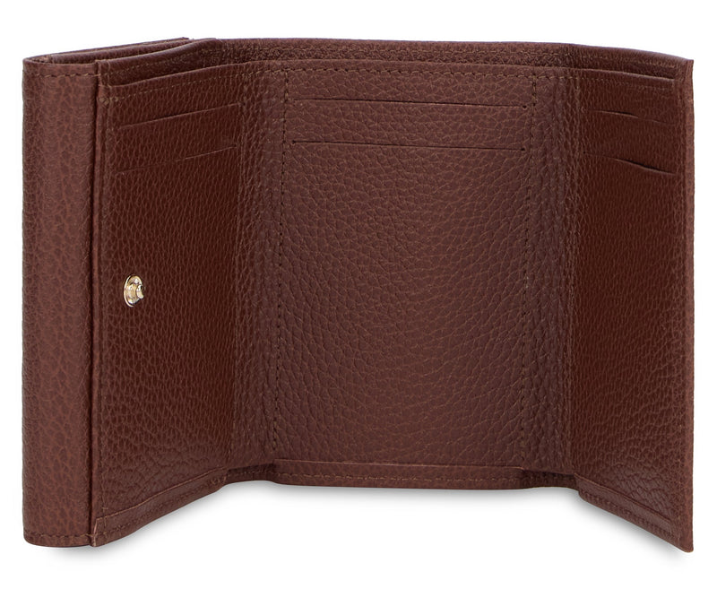 Longchamp Leather Wallet — Brown