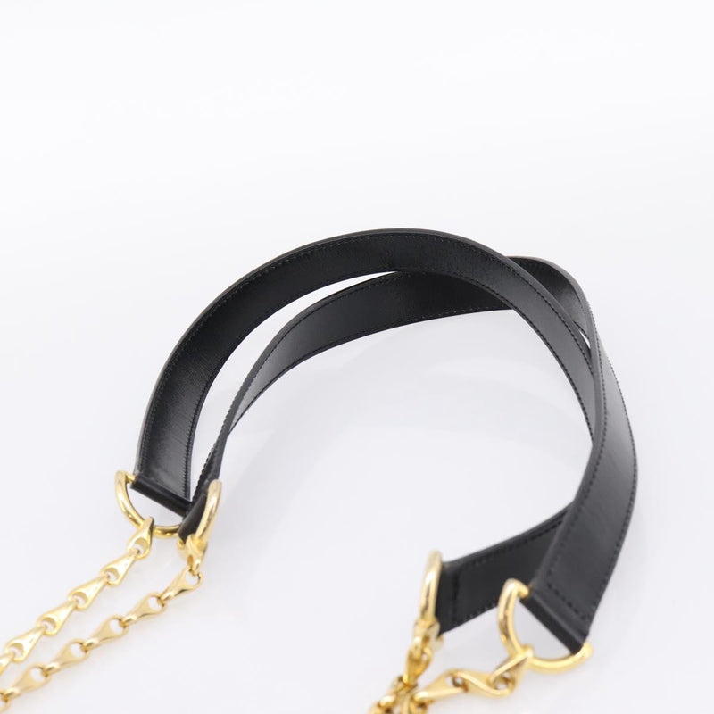 Celine Shoulder Leather Black Bag