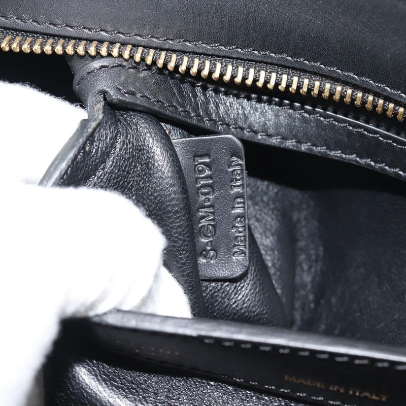 Celine Trapeze Leather With Suede Blue Bag