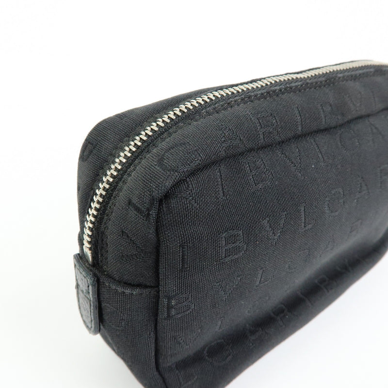Bvlgari Pouch Canvas Black