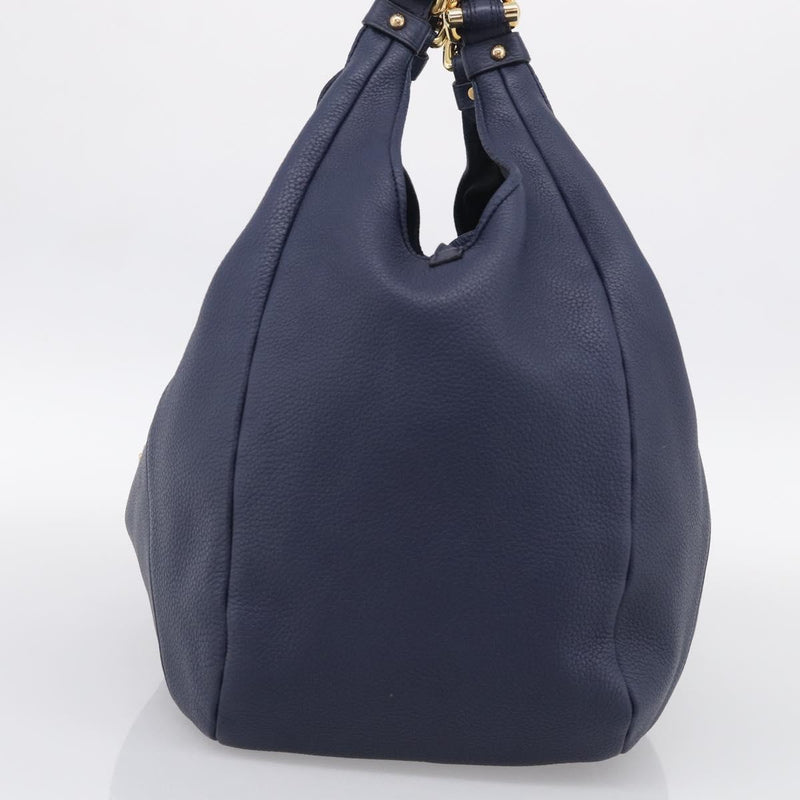 Loewe Calle Hobo Leather Navy