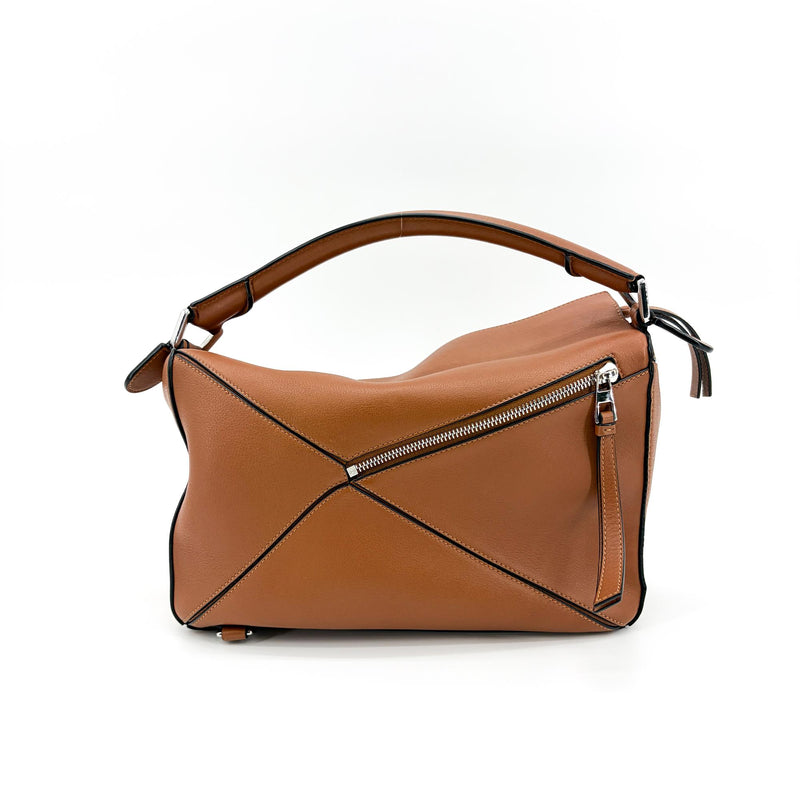 Loewe Puzzle Leather Brown Bag