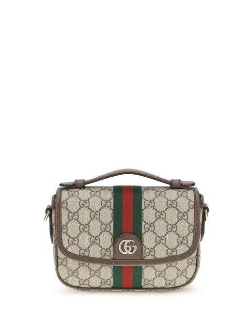 Gucci Ophidia Shoulder Bag — Beige Fabric