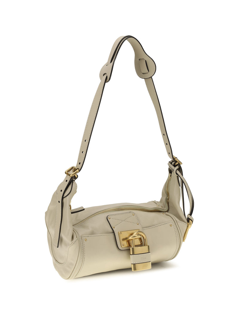 Chloé Shoulder Bag — Beige Calf Leather Bos Taurus