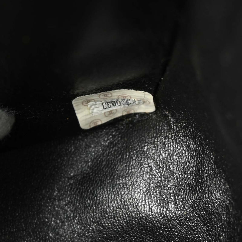 Chanel Vintage Top Handle Vertical Quilt Caviar Black Leather Bag