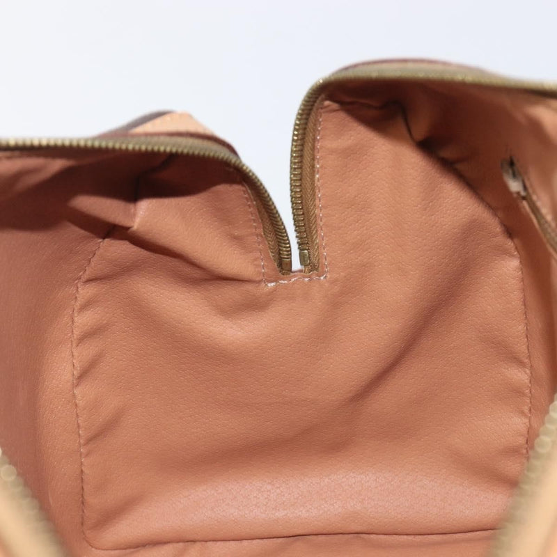 Celine Handbag Canvas Brown Bag