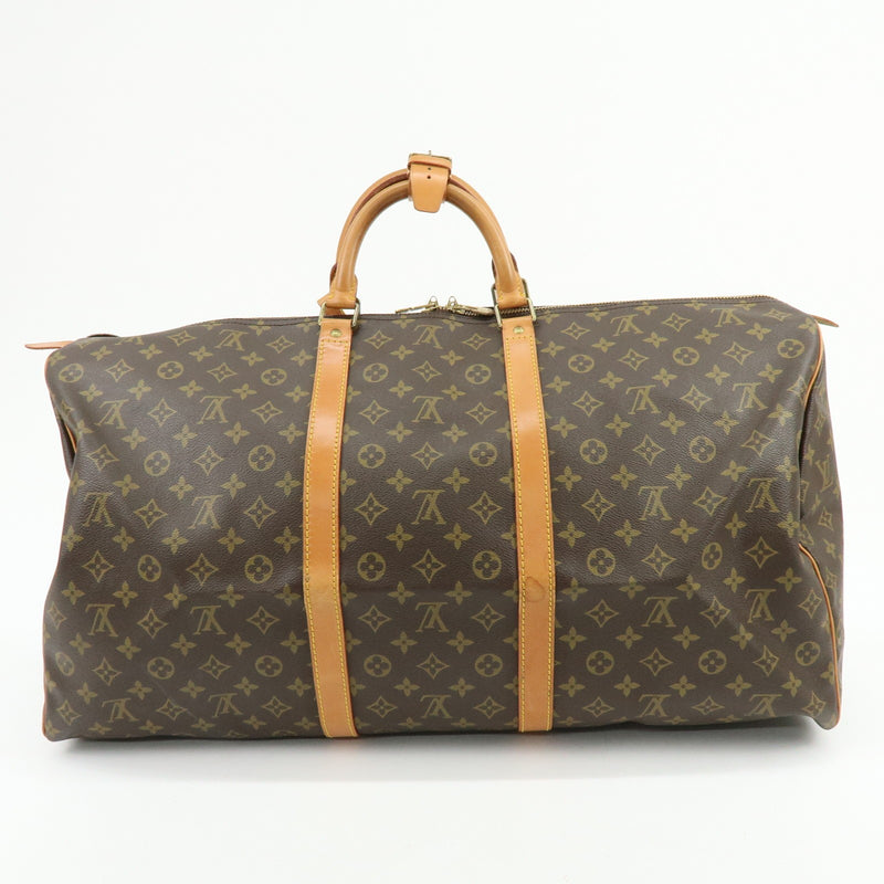 Louis Vuitton Keepall Monogram Canvas Brown Bag