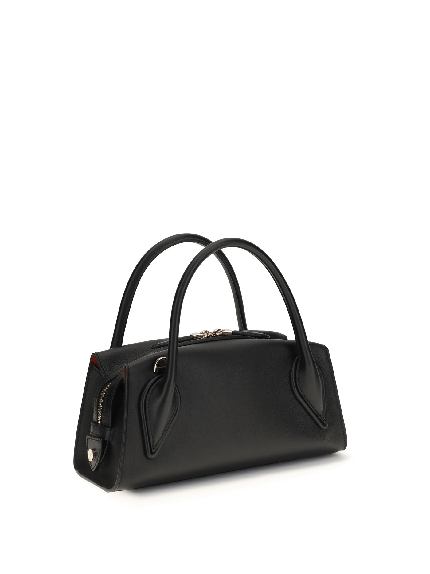 Christian Louboutin Shoulder Bag — Black Calf Leather