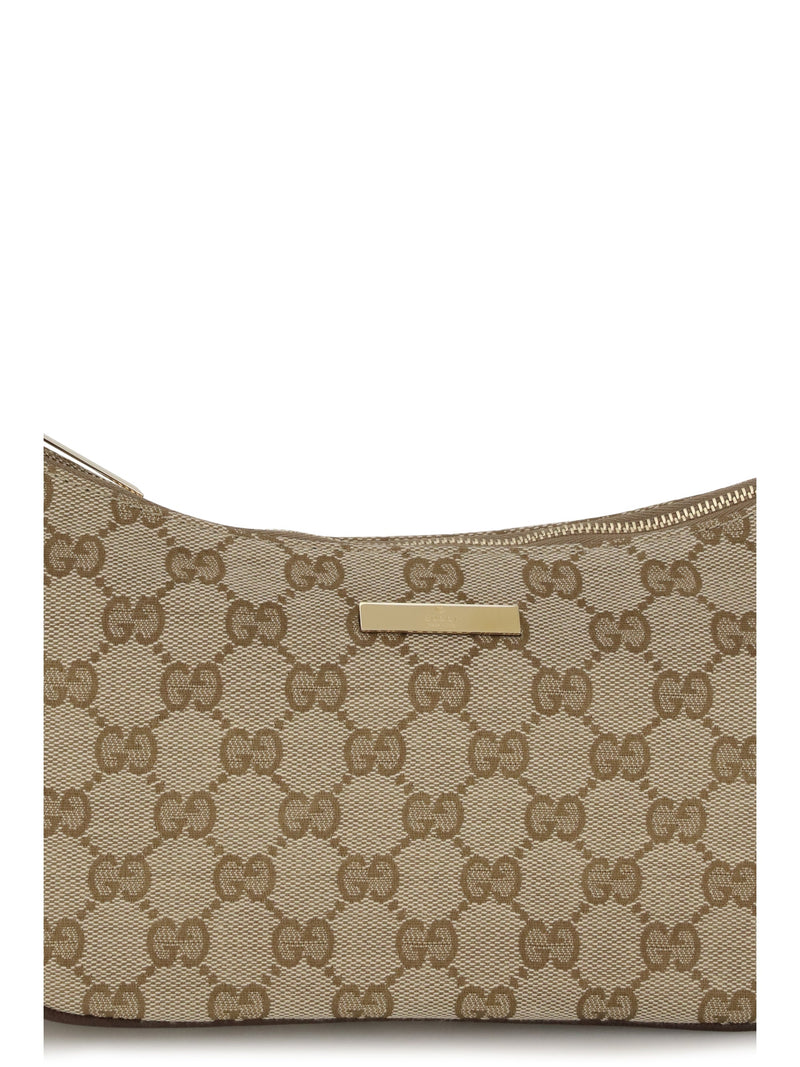 Gucci Lady Lunetta Shoulder Bag — Beige Fabric