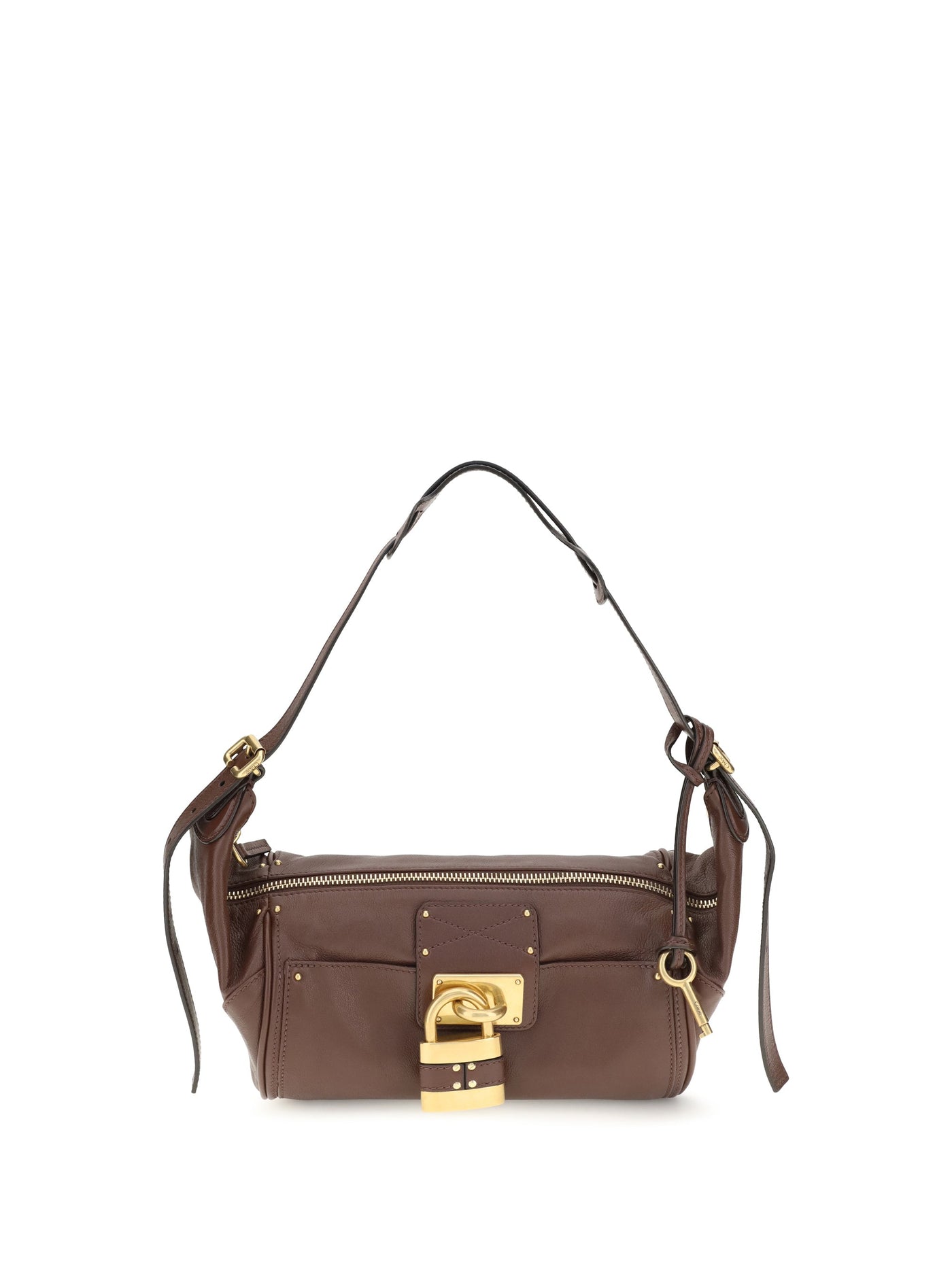 Chloé Shoulder Bag — Brown Calf Leather Bos Taurus