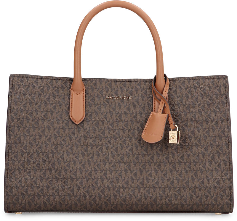 Michael Michael Kors Scarlett Tote Bag — Brown Pvc