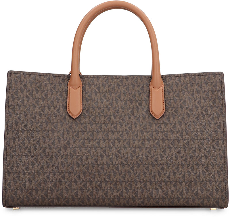 Michael Michael Kors Scarlett Tote Bag — Brown Pvc