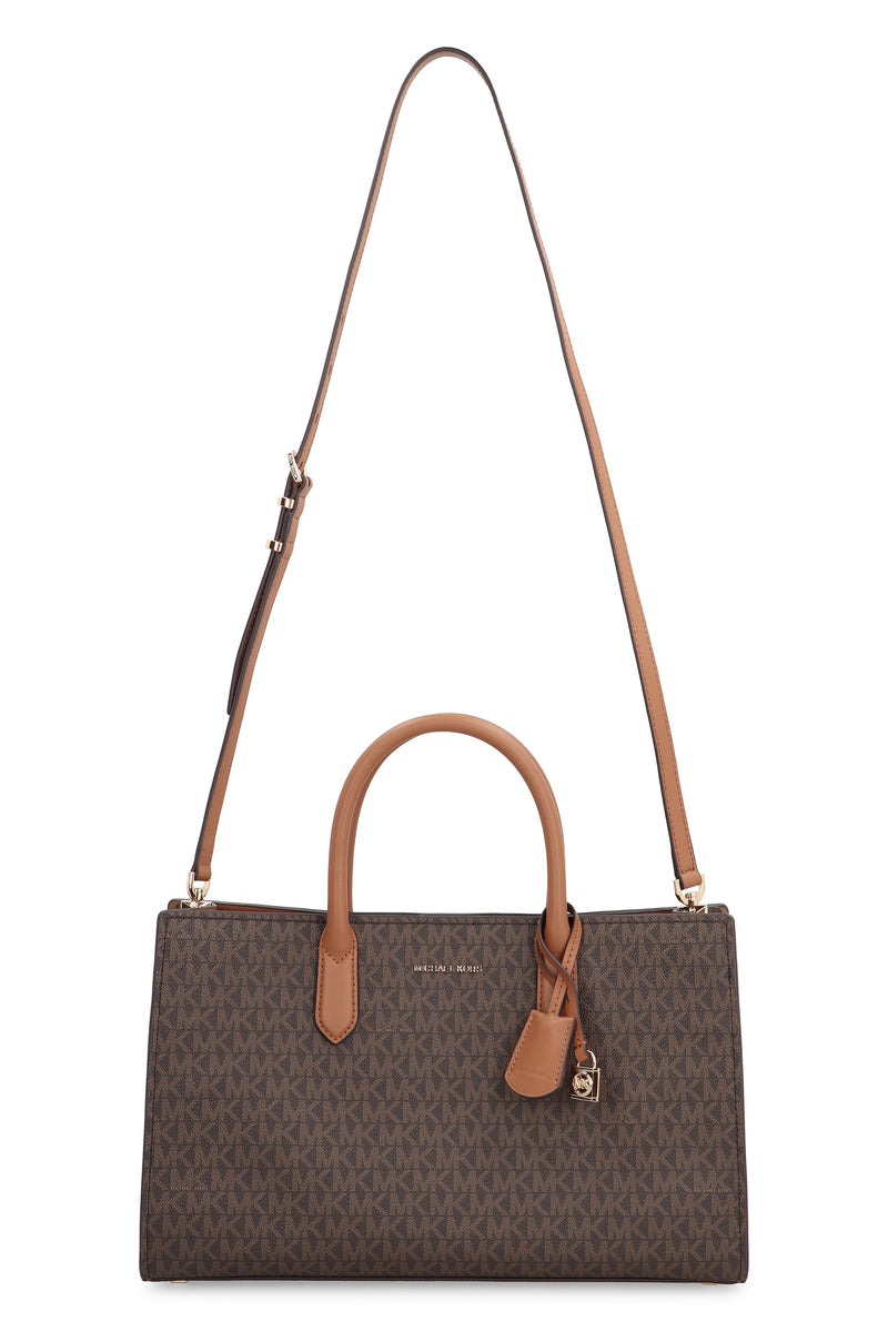 Michael Michael Kors Scarlett Tote Bag — Brown Pvc
