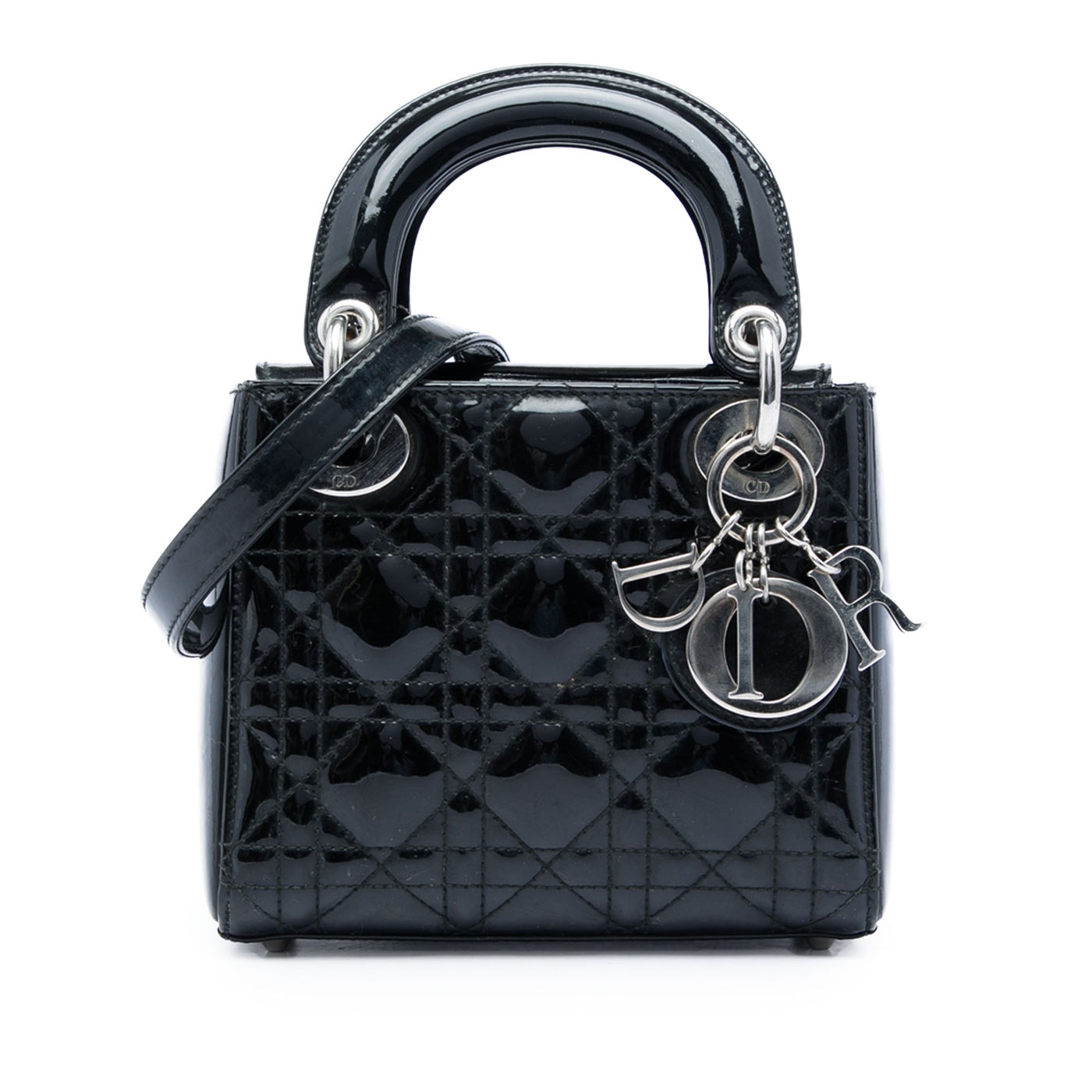 Mini Patent Cannage Lady Dior - Image 1