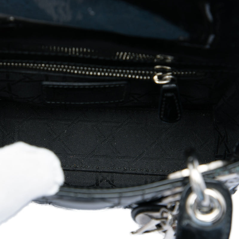 Mini Patent Cannage Lady Dior - Image 4