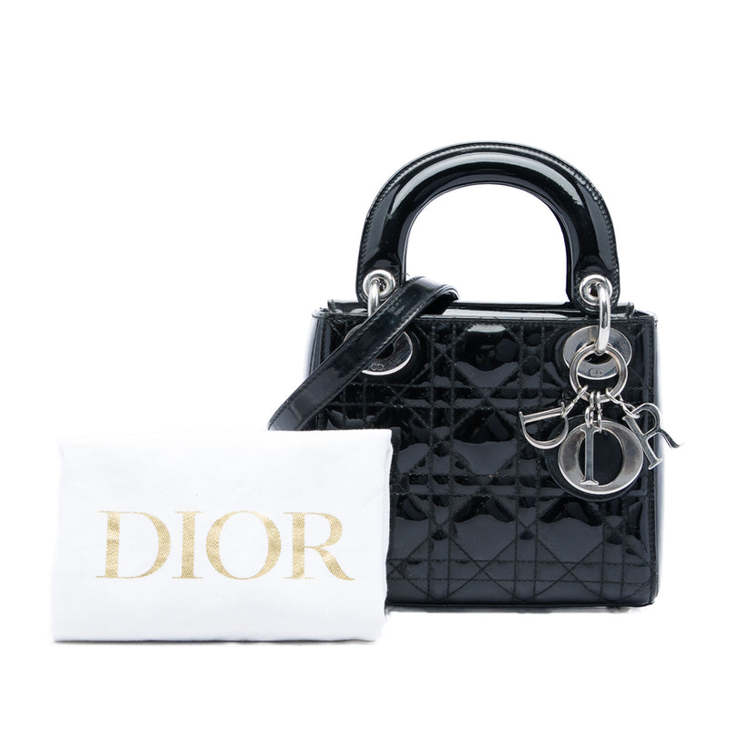 Mini Patent Cannage Lady Dior - Image 7