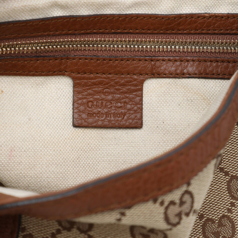 GG Canvas Bella Flap Satchel - Image 5
