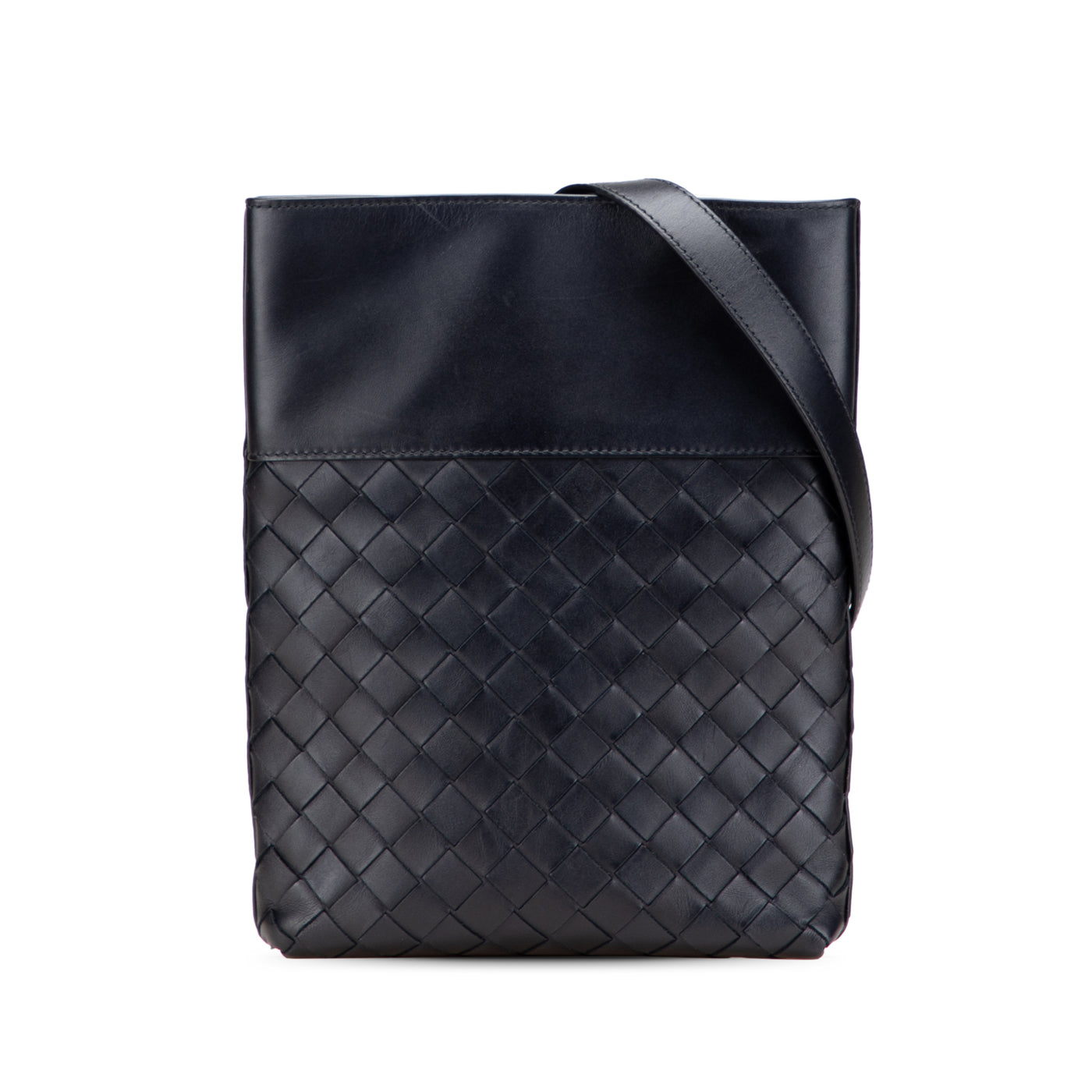 Nappa Intrecciato Messenger Bag - Image 1