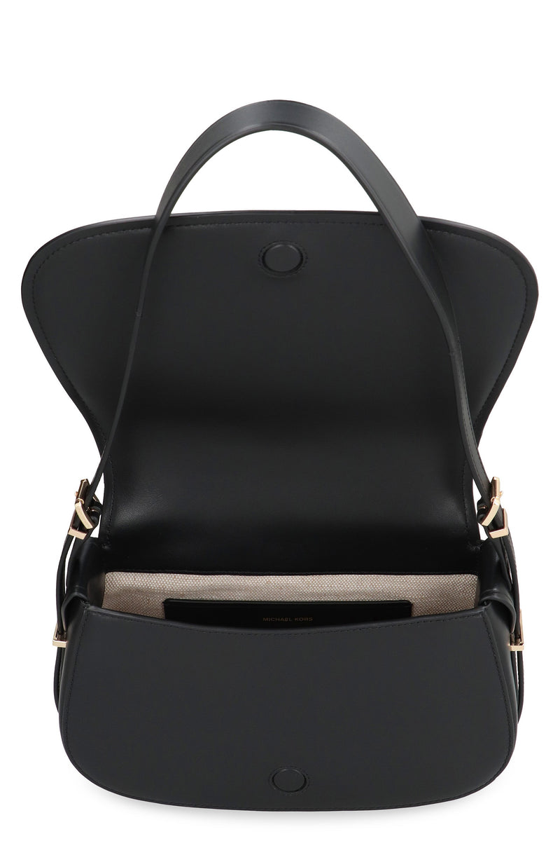 Michael Michael Kors Lydia Crossbody Bag — Black Cow Hide