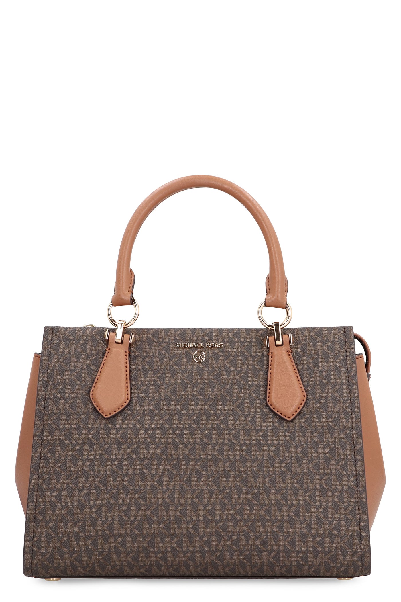 Michael Michael Kors Marilyn Top Handle Bag — Brown Pvc