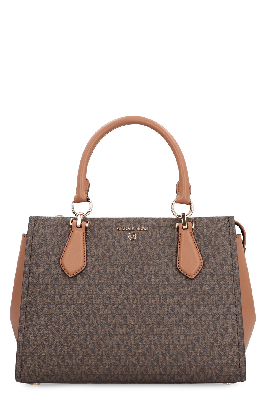 Michael Michael Kors Marilyn Top Handle Bag — Brown Pvc