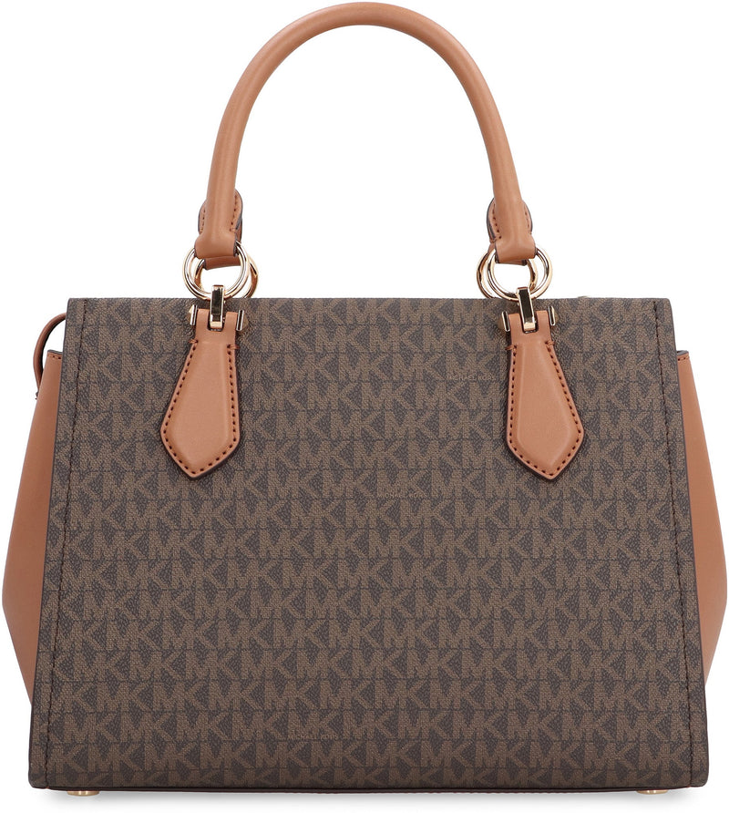 Michael Michael Kors Marilyn Top Handle Bag — Brown Pvc