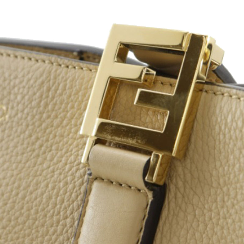 Small Leather Selleria FF Tote - Image 11